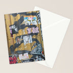graffiti on the wall Stationery Card Gallery Image 2