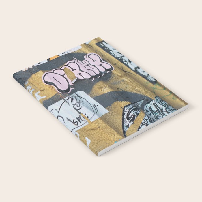 graffiti on the wall Notebook Gallery Image 1