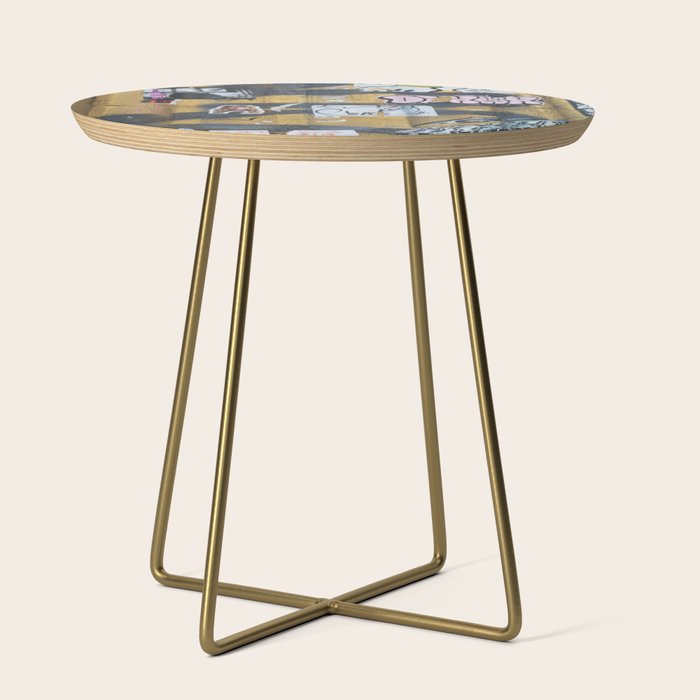 graffiti on the wall Side Table Gallery Image 1