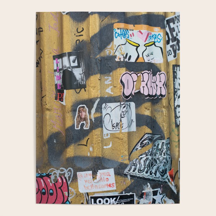graffiti on the wall Poster Gallery Image 4