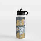 graffiti on the wall Water Bottle Gallery Image 1