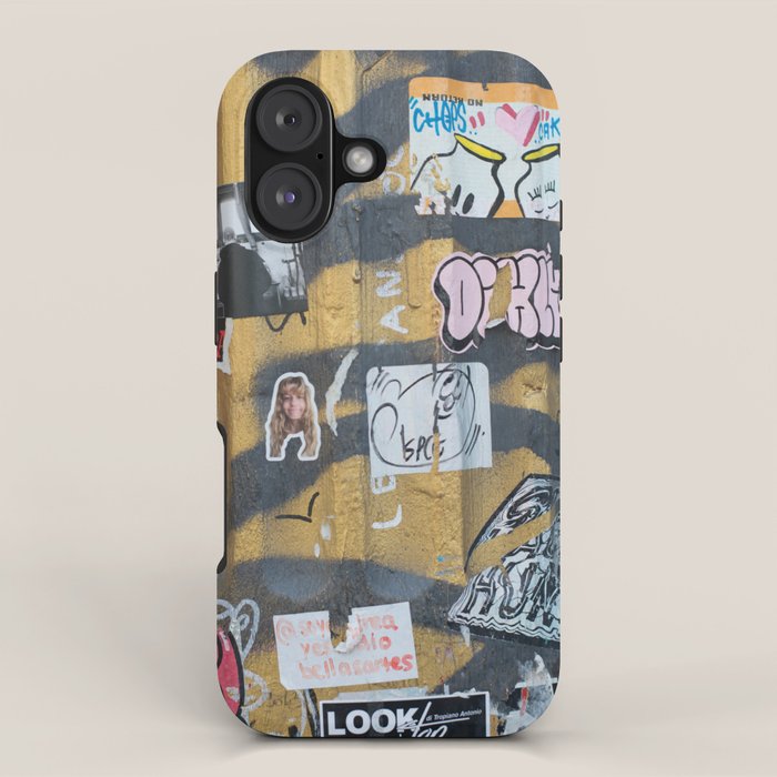 graffiti on the wall iPhone Case Gallery Image 1