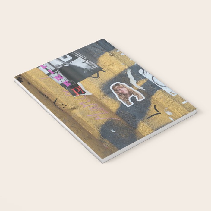 graffiti on the wall Notebook Gallery Image 3