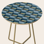 Cuboid Mid Century Abstract Shapes Pattern III Side Table Gallery Image 2