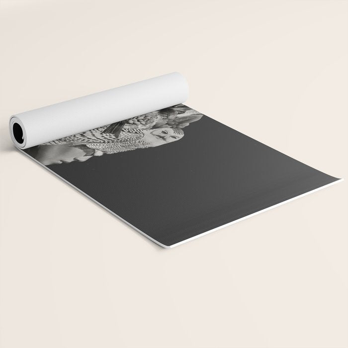 Lady with Birds(portrait) Yoga Mat Gallery Image 2