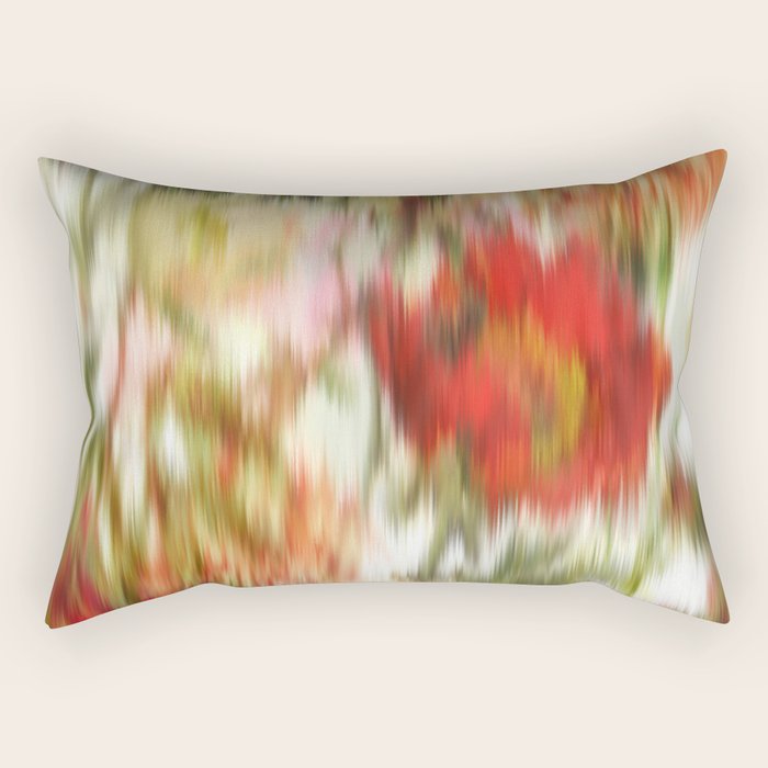 seamless pattern abstract texture background flowers Rectangular Pillow Gallery Image 1