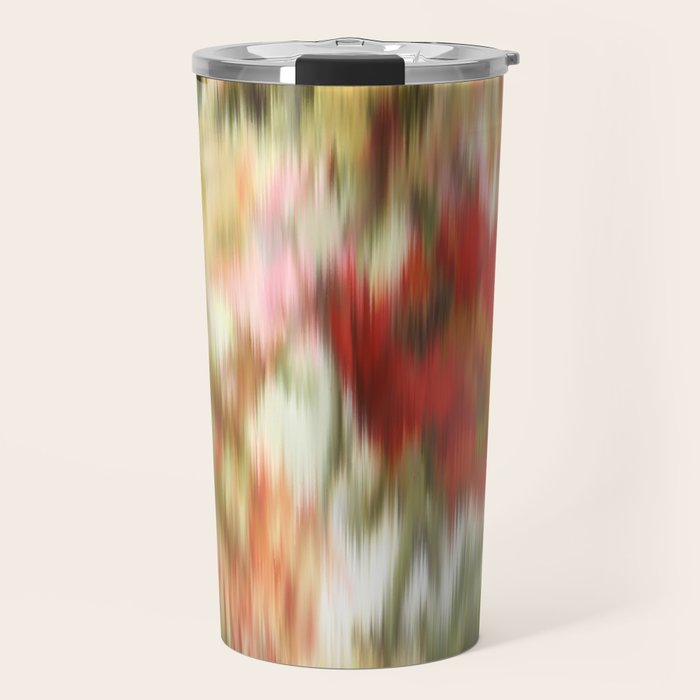 seamless pattern abstract texture background flowers Travel Mug Gallery Image 1