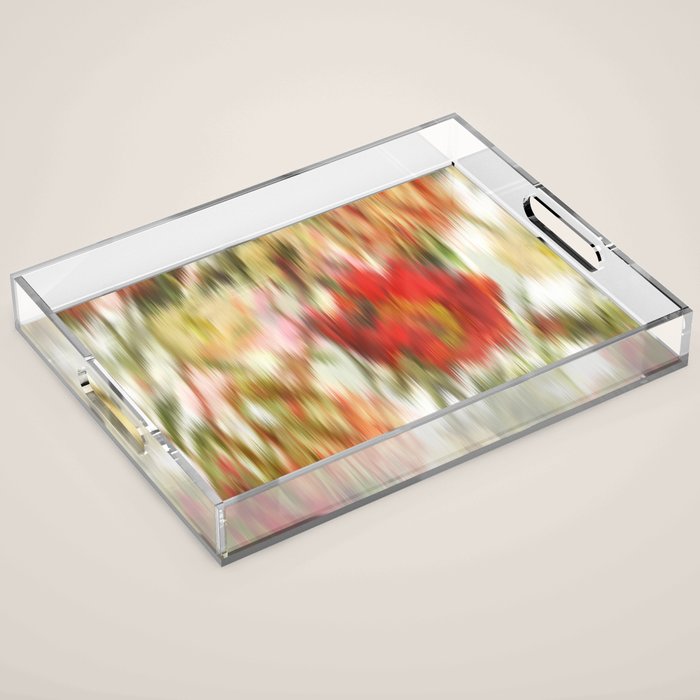 seamless pattern abstract texture background flowers Acrylic Tray Gallery Image 1