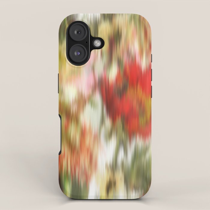 seamless pattern abstract texture background flowers iPhone Case Gallery Image 1
