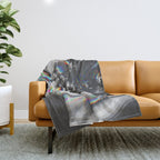 BLUE VELVET Throw Blanket Gallery Image 1