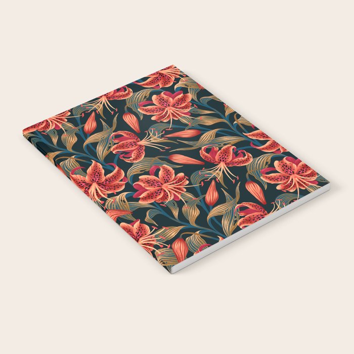 Tiger Lily - Orange Green Notebook Gallery Image 2