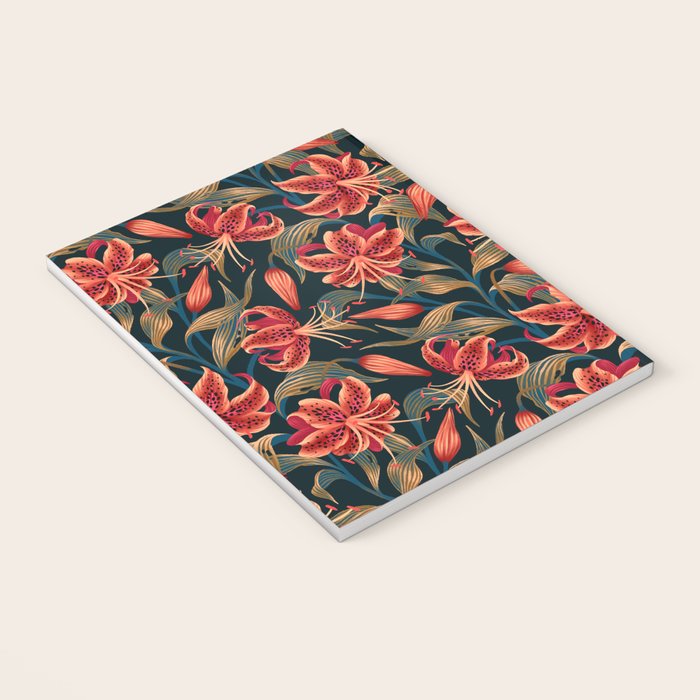 Tiger Lily - Orange Green Notebook Gallery Image 3