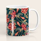 Tiger Lily - Orange Green Coffee Mug Gallery Image 1