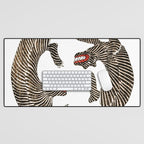 Japanese Tigers by Taguchi Tomoki 1860-1869 - Tiger Desk Mat Gallery Image 1