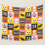 Halloween Block Party Wall Tapestry Gallery Image 4