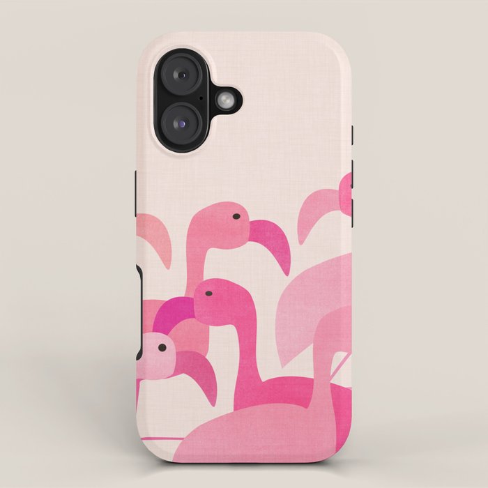 Florida Flamingos iPhone Case Gallery Image 1