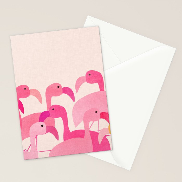 Florida Flamingos Stationery Card Gallery Image 2