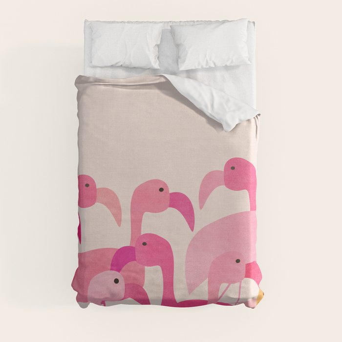 Florida Flamingos Duvet Cover Gallery Image 8