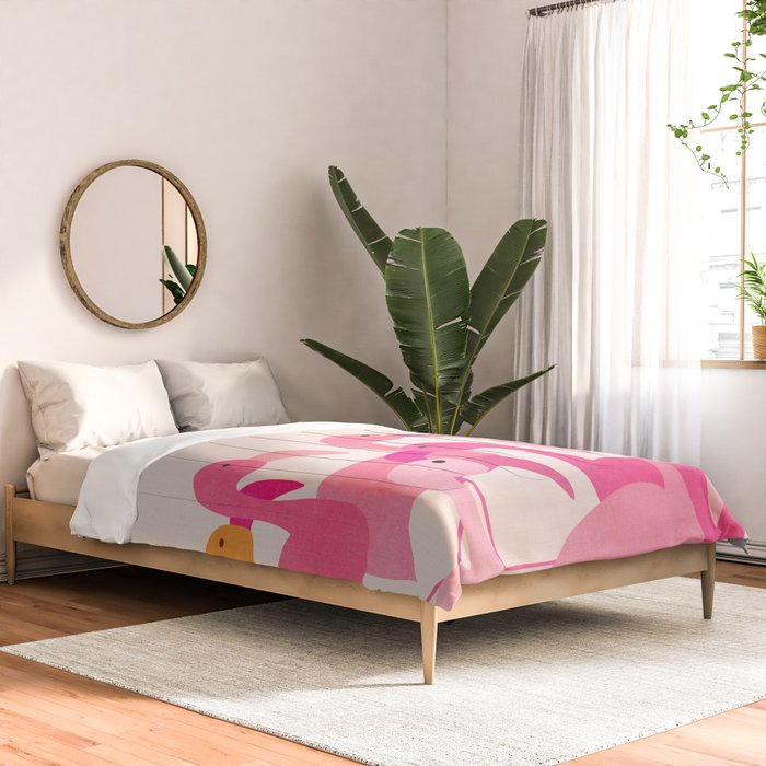 Florida Flamingos Comforter Gallery Image 2