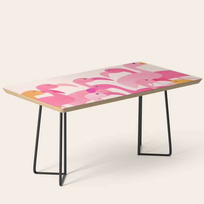 Florida Flamingos Coffee Table Gallery Image 1