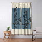 Branching Silhouettes 2 Window Curtain Gallery Image 5