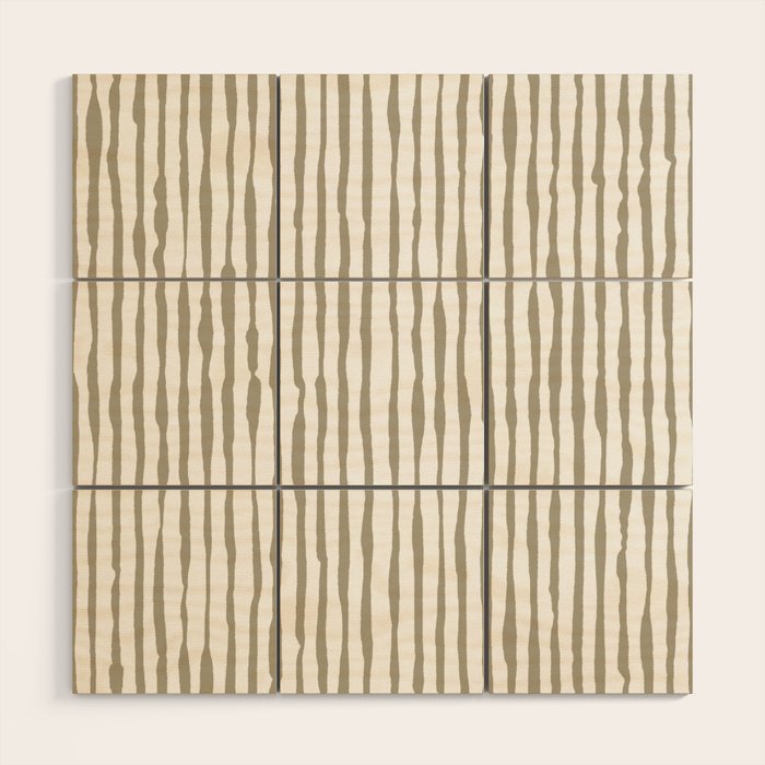 Nutmeg Watercolor Line  Wood Wall Art Gallery Image 1