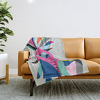 Miss galah Throw Blanket Gallery Image 1