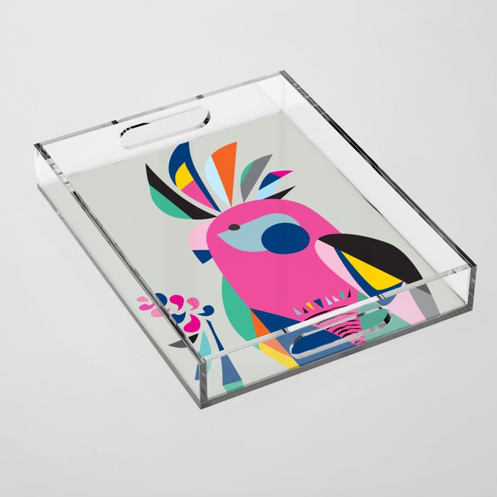 Miss galah Acrylic Tray Gallery Image 1
