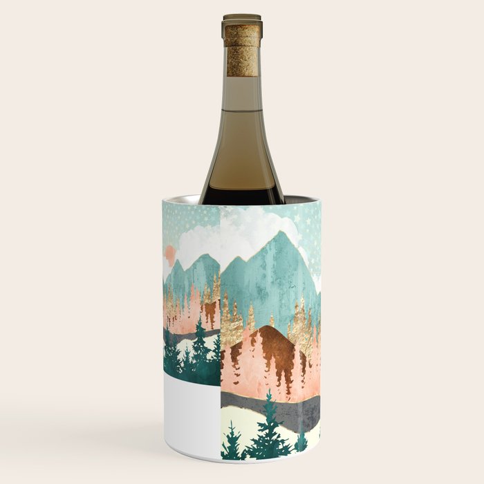Winter Forest Vista Wine Chiller Gallery Image 2