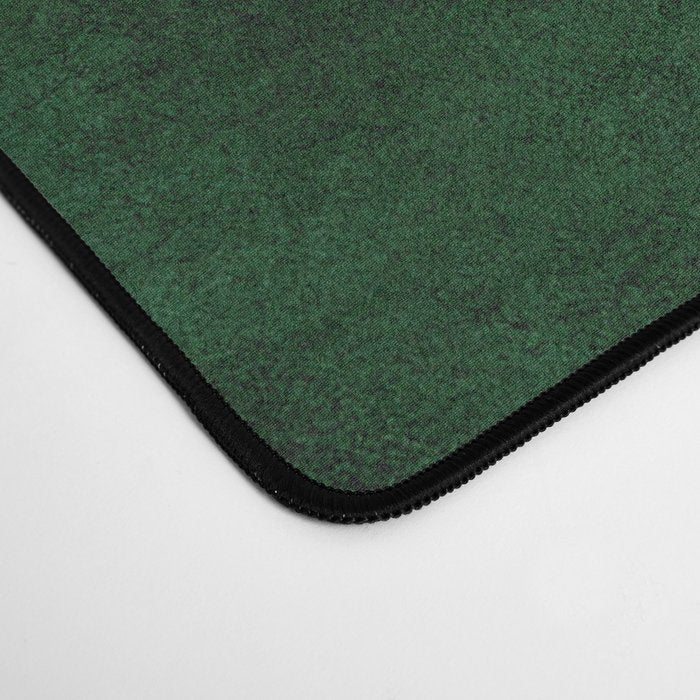 Winter Gold Flowers On Emerald Marble Texture Desk Mat Gallery Image 4