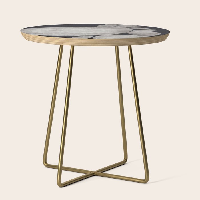 Balancing / Gray on Black Side Table Gallery Image 1