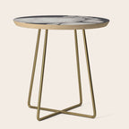 Balancing / Gray on Black Side Table Gallery Image 1