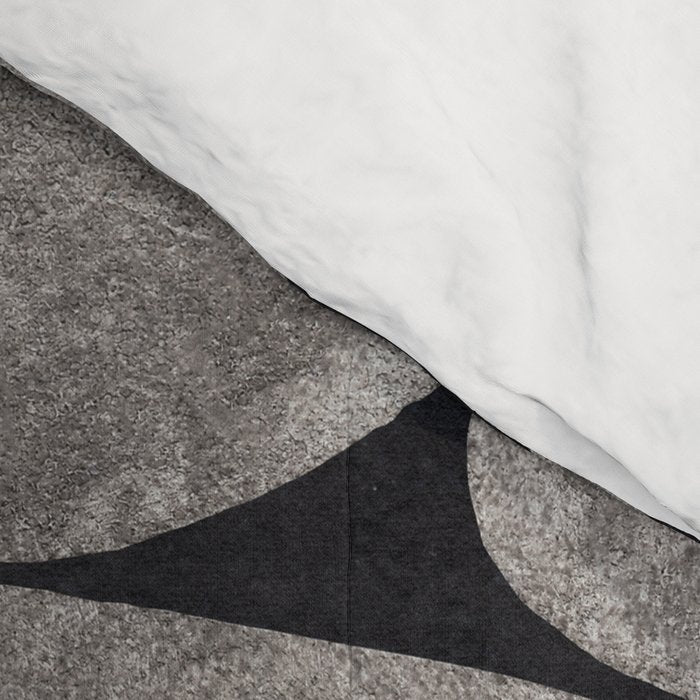Balancing / Gray on Black Comforter Gallery Image 4