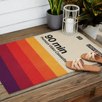 Retro VHS Cassette Tape Outdoor Rug Gallery Image 2