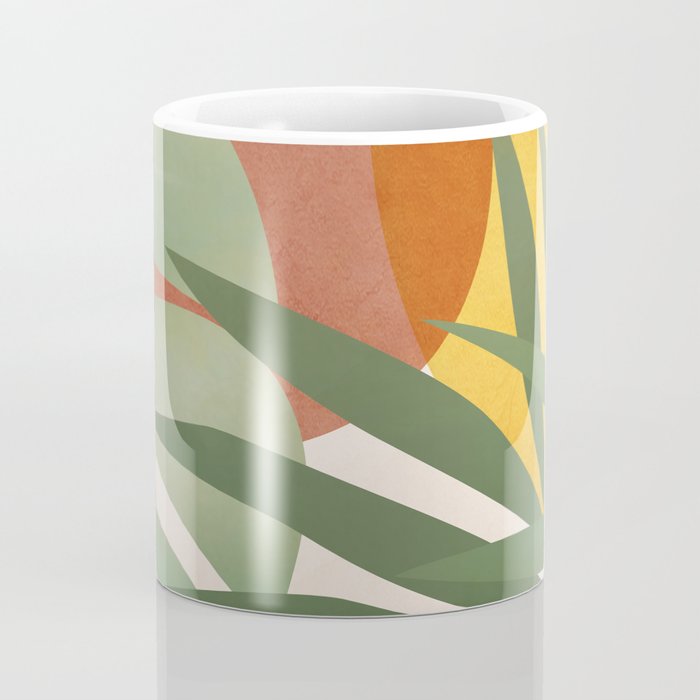 Tropical Garden Leaves 04 Coffee Mug Gallery Image 4