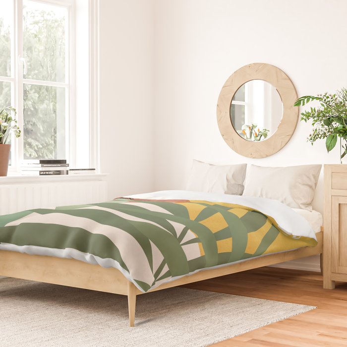 Tropical Garden Leaves 04 Duvet Cover Gallery Image 2