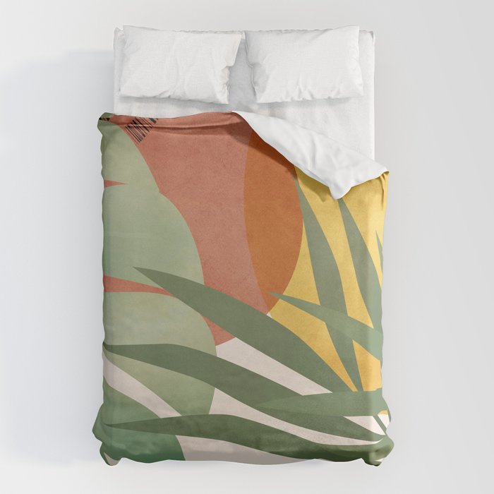 Tropical Garden Leaves 04 Duvet Cover Gallery Image 6