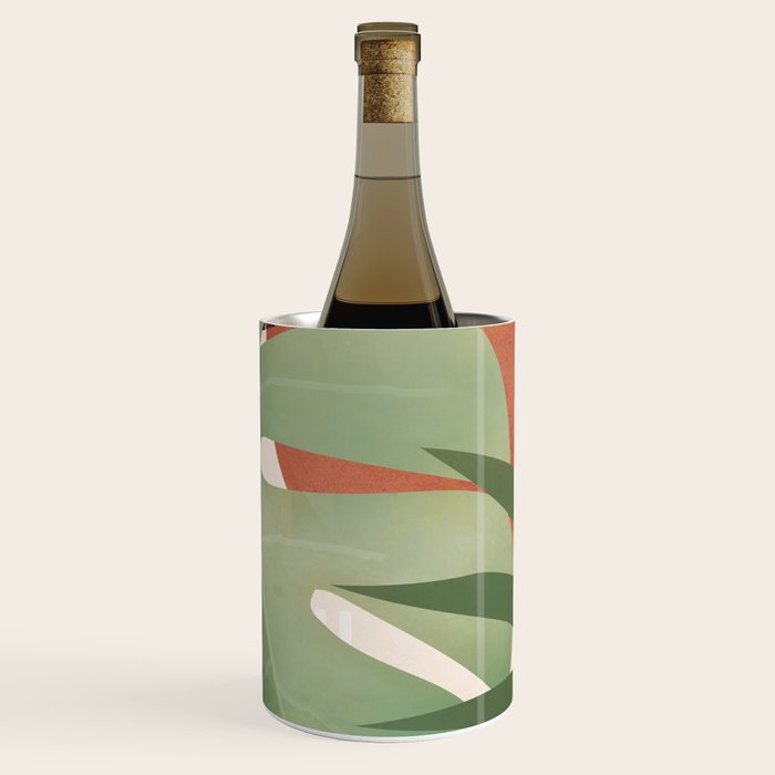 Tropical Garden Leaves 04 Wine Chiller Gallery Image 2