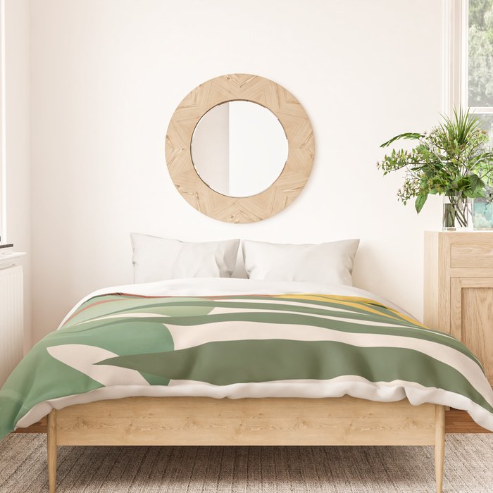 Tropical Garden Leaves 04 Duvet Cover Gallery Image 3