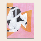 Pink And Orange Checkered Urn Vase Notebook Gallery Image 4