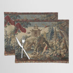 Antique 18th Century Chinoiserie French Gobelin Tapestry Placemat Gallery Image 1