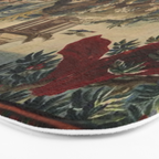 Antique 18th Century Chinoiserie French Gobelin Tapestry Bath Mat Gallery Image 3