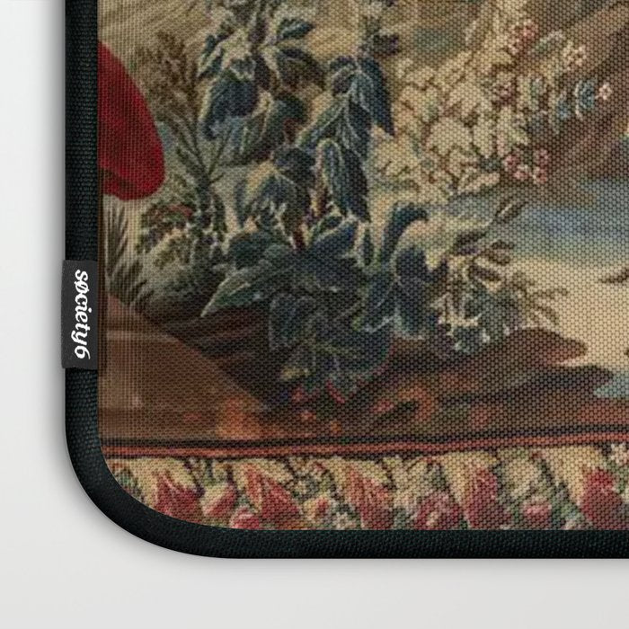 Antique 18th Century Chinoiserie French Gobelin Tapestry Laptop Sleeve Gallery Image 3