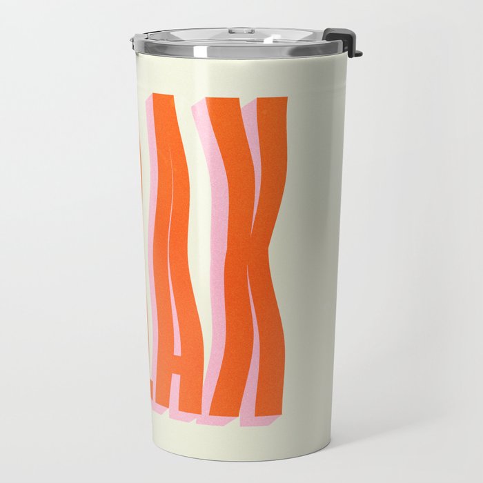 Relax: Wavy Edition Travel Mug Gallery Image 2