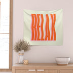 Relax: Wavy Edition Wall Tapestry Gallery Image 2