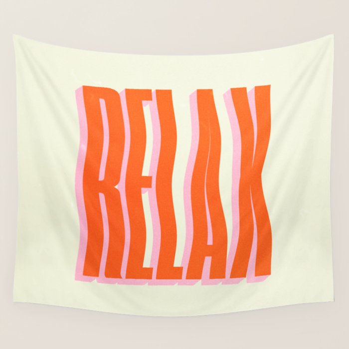Relax: Wavy Edition Wall Tapestry Gallery Image 4