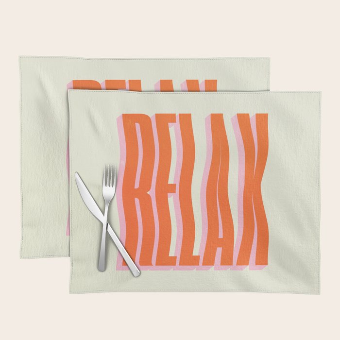 Relax: Wavy Edition Placemat Gallery Image 1