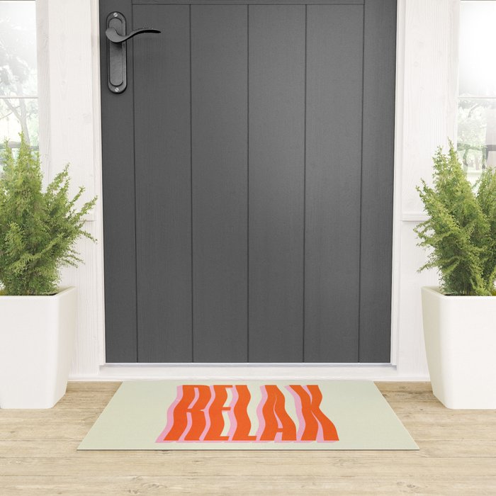 Relax: Wavy Edition Welcome Mat Gallery Image 3