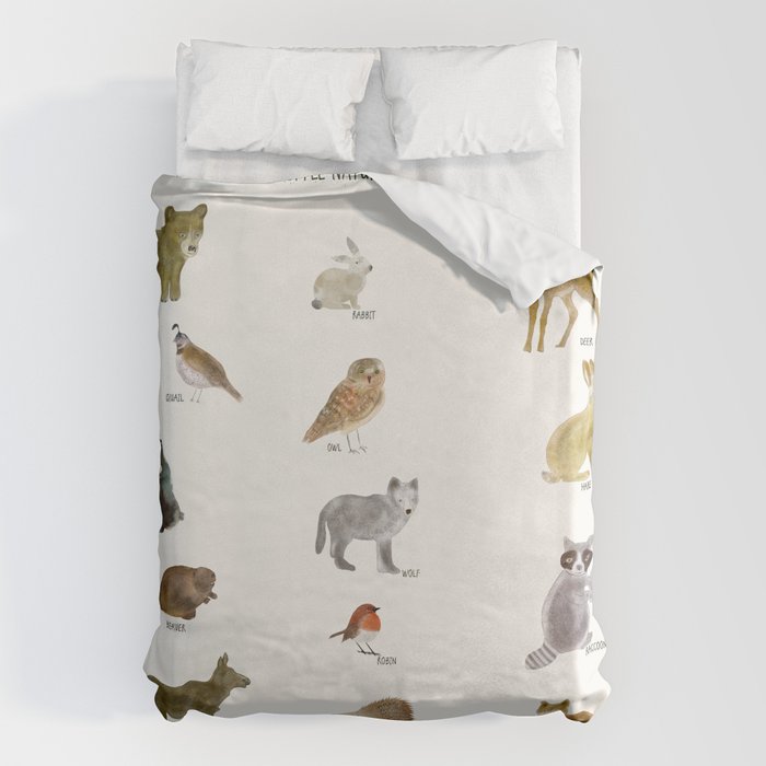 little nature friends Duvet Cover Gallery Image 6