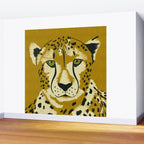 Big Cat Series - Cheetah Yellow Wall Mural Gallery Image 2